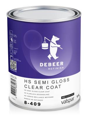 8-409 HS Semi Gloss Clear Coat 1L
