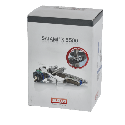 SATAjet 5000 B RP Aviator DIGITAL bar Düse 1,2 0,6 l QCC Kunststoff-Mehrwegbecher, Drehgelenk