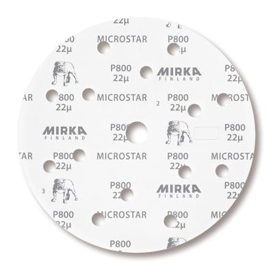 MIRKA Microstar Ø 150 mm GRIP 15-fach gelocht